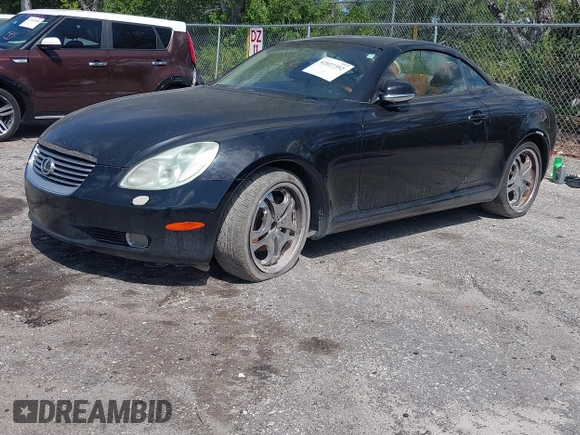 2003 Lexus SC with VIN JTHFN48Y630037747, listed as a IAAI auction lot 42027392 with 190,103 mi miles. Bid and sale history available at carsss.com. Image 16.