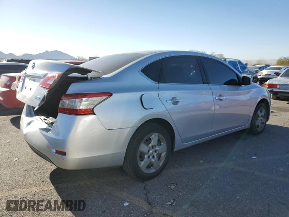 2014 Nissan Sentra SV with VIN 3N1AB7AP4EY234662, listed as a Copart auction lot 84711994 with 113,733 mi miles and Salvage Title. Bid and sale history available at DreamBid. Image 3.