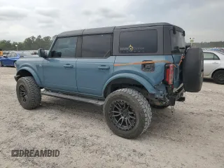 2022 Ford Bronco with VIN 1FMDE5BH1NLB59971, listed as a Copart auction lot 55136985 with 40,398 mi miles and Salvage Title. Bid and sale history available at carsss.com. Image 2.