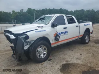 2023 Ram 2500 Tradesman with VIN 3C6UR5CJ9PG614227, listed as a Copart auction lot 47558155 with 16,811 mi miles and Salvage Title. Bid and sale history available at carsss.com. Image 1.