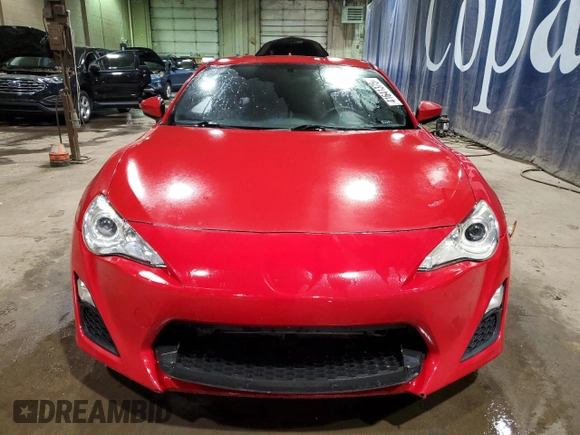 2015 Scion FR-S with VIN JF1ZNAA10F8710375, listed as a Copart auction lot 41641375 with Not Provided miles and Salvage Title. Bid and sale history available at carsss.com. Image 5.