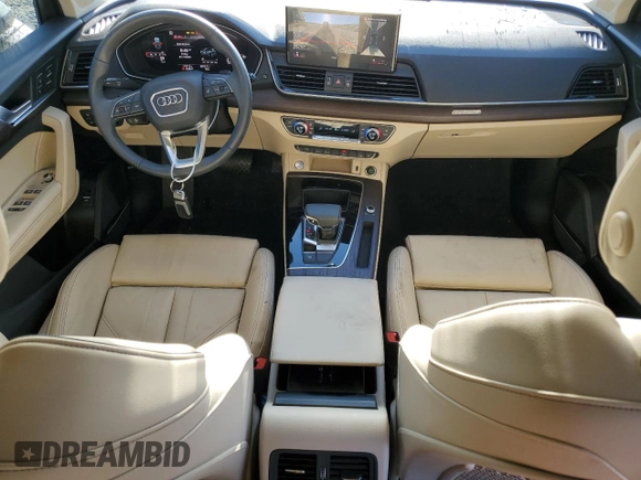 2024 Audi Q5 S line Premium Plus with VIN WA1EABFY9R2051407, listed as a Copart auction lot 52813105 with 10,212 mi miles and Salvage Title. Bid and sale history available at DreamBid. Image 8.