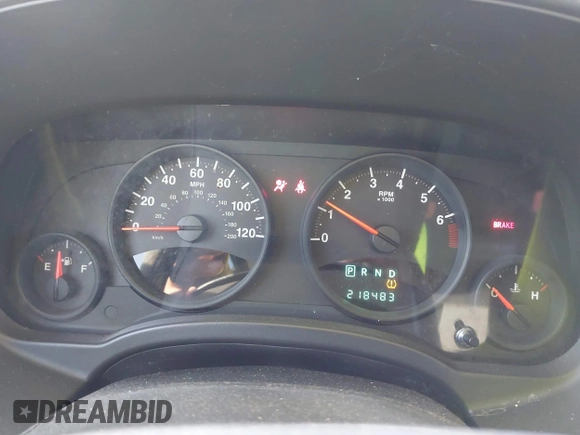 2009 Jeep Patriot Sport with VIN 1J4FT28B99D121838, listed as a IAAI auction lot 42000092 with 218,483 mi miles. Bid and sale history available at carsss.com. Image 7.