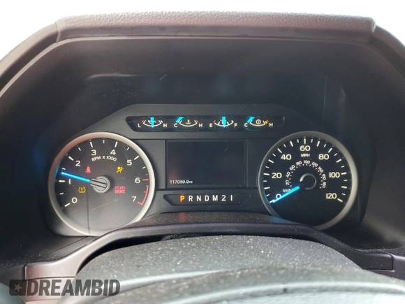 2016 Ford F-150 XL with VIN 1FTEW1CF0GKD26664, listed as a Copart auction lot 60798385 with 117,059 mi miles and Salvage title. Bid and sale history available at DreamBid. Image 9.