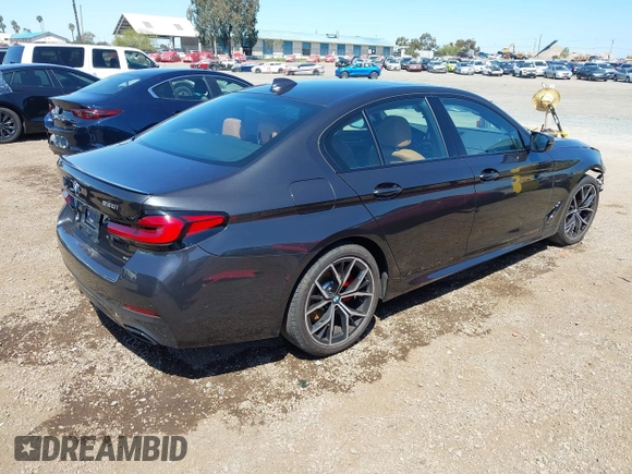 2023 BMW 5 Series 530i with VIN WBA53BH08PCL21884, listed as a IAAI auction lot 41991227 with 30,171 mi miles and . Bid and sale history available at DreamBid. Image 4.