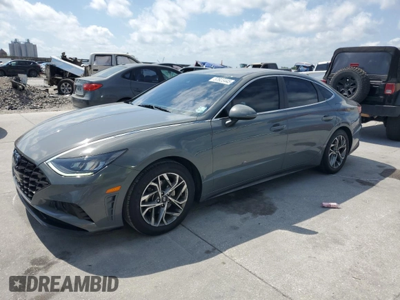 2020 Hyundai Sonata SEL z VIN 5NPEL4JA6LH010969, wystawiony jako Copart lot #53923445 z przebiegiem 83 738 mil mil oraz Szkoda całkowita • Salvage title. Historia ofert i sprzedaży dostępna na DreamBid. Obrazek 1.