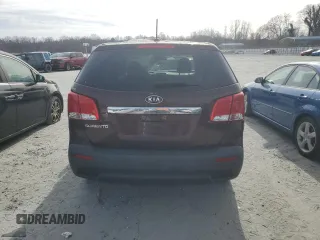2012 Kia Sorento LX with VIN 5XYKT4A15CG254929, listed as a Copart auction lot 45902405 with 95,579 mi miles and Salvage Title. Bid and sale history available at DreamBid. Image 6.
