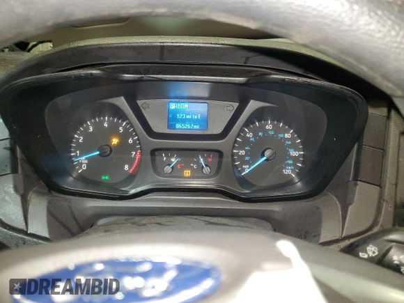 2018 Ford Transit with VIN 1FDYR2CM0JKA75589, listed as a Copart auction lot 48477245 with 65,267 mi miles and Salvage Title. Bid and sale history available at DreamBid. Image 9.