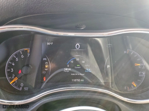 2014 Jeep Grand Cherokee Laredo with VIN 1C4RJEAG6EC145613, listed as a Copart auction lot 52340025 with 118,793 mi miles and Salvage Title. Bid and sale history available at carsss.com. Image 9.