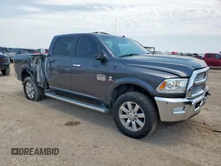 2016 Ram 2500 Laramie Longhorn with VIN 3C6UR5GL9GG173047, listed as a Copart auction lot 64480445 with 121,535 mi miles and Salvage title. Bid and sale history available at DreamBid. Image 4.