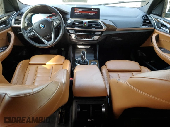 2020 BMW X3 xDrive30i z VIN 5UXTY5C01L9B77351, wystawiony jako Copart lot #50784525 z przebiegiem 58 606 mil mil oraz Szkoda całkowita • Salvage title. Historia ofert i sprzedaży dostępna na DreamBid. Obrazek 8.