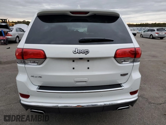 2021 Jeep Grand Cherokee Summit with VIN 1C4RJFJG8MC592514, listed as a Copart auction lot 85373124 with 0 mi miles and Salvage Title. Bid and sale history available at carsss.com. Image 6.