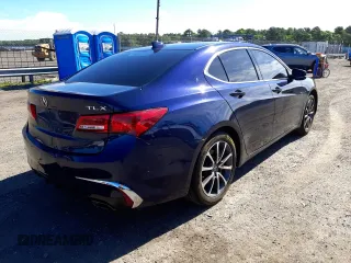 2018 Acura TLX with VIN 19UUB2F31JA009666, listed as a Copart auction lot 50445212 with 76,682 mi miles. Bid and sale history available at carsss.com. Image 4.