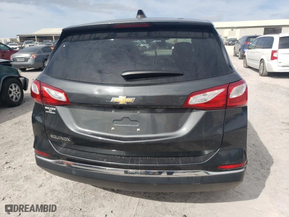 2018 Chevrolet Equinox LS with VIN 2GNAXHEV1J6198736, listed as a Copart auction lot 79039424 with 102,462 mi miles and Salvage Title. Bid and sale history available at carsss.com. Image 6.