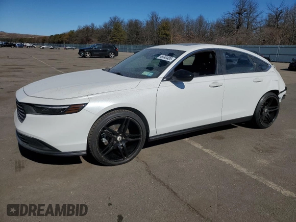 2023 Honda Accord Sport z VIN 1HGCY2F59PA015512, wystawiony jako Copart lot #46640485 z przebiegiem 92 823 mil mil oraz Szkody całkowita. Historia ofert i sprzedaży dostępna na DreamBid. Obrazek 1.