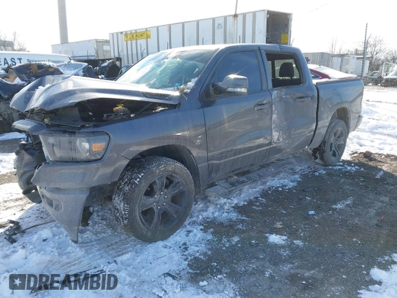 2020 Ram 1500 Big Horn with VIN 1C6SRFFT8LN182905, listed as a IAAI auction lot 41398009 with 53,268 mi miles. Bid and sale history available at carsss.com. Image 18.