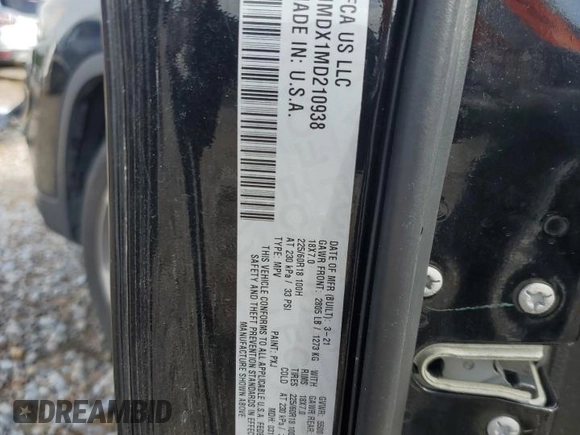 2021 Jeep Cherokee Limited z VIN 1C4PJMDX1MD210938, wystawiony jako Copart lot #59591915 z przebiegiem 27 206 mil mil oraz Szkoda całkowita • Salvage title. Historia ofert i sprzedaży dostępna na DreamBid. Obrazek 13.