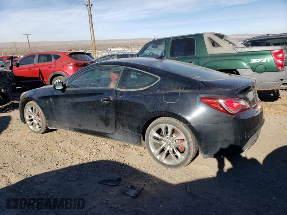 2013 Hyundai Genesis Coupe R-Spec with VIN KMHHT6KD9DU096590, listed as a Copart auction lot 37358694 with 137,046 mi miles and Non repairable. Bid and sale history available at DreamBid. Image 2.