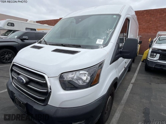 2020 Ford Transit Cargo with VIN 1FTBR1C89LKB74115, listed as a IAAI auction lot 42273395 with 105,768 mi miles and . Bid and sale history available at DreamBid. Image 15.