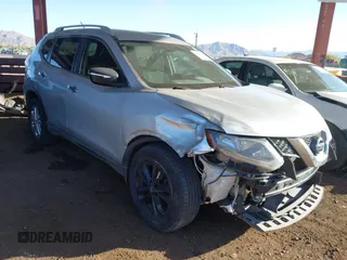 2016 Nissan Rogue S with VIN KNMAT2MT3GP730496, listed as a IAAI auction lot 42035050 with 135,333 mi miles and . Bid and sale history available at DreamBid. Image 1.
