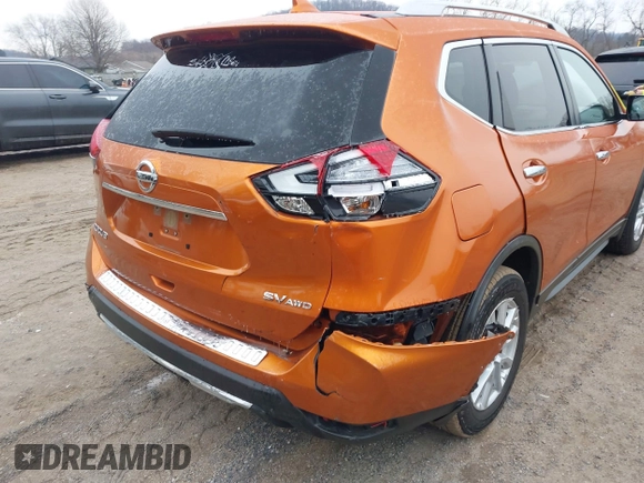 2017 Nissan Rogue SL with VIN JN8AT2MV4HW018169, listed as a IAAI auction lot 41554545 with 69,567 mi miles. Bid and sale history available at carsss.com. Image 6.