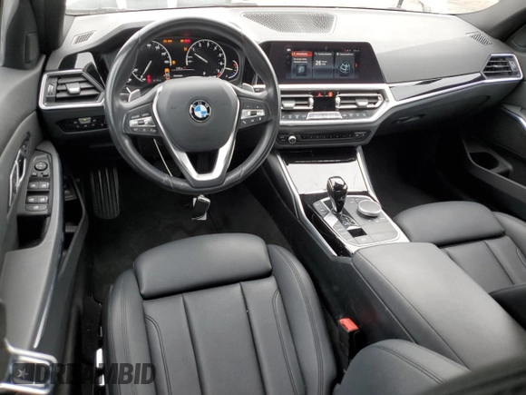 2019 BMW 3 Series 330i with VIN WBA5R1C54KAJ98875, listed as a Copart auction lot 50037465 with 32,170 mi miles and Salvage Title. Bid and sale history available at carsss.com. Image 8.