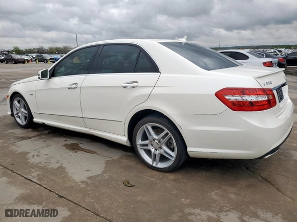 2012 Mercedes-Benz E-Class E 350 Luxury with VIN WDDHF5KB2CA636985, listed as a Copart auction lot 50318335 with 73,600 mi miles and Salvage Title. Bid and sale history available at carsss.com. Image 2.