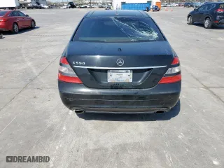 2007 Mercedes-Benz S-Class 5.5L V8 with VIN WDDNG71X87A083287, listed as a Copart auction lot 49724745 with 143,629 mi miles and Salvage Title. Bid and sale history available at carsss.com. Image 6.