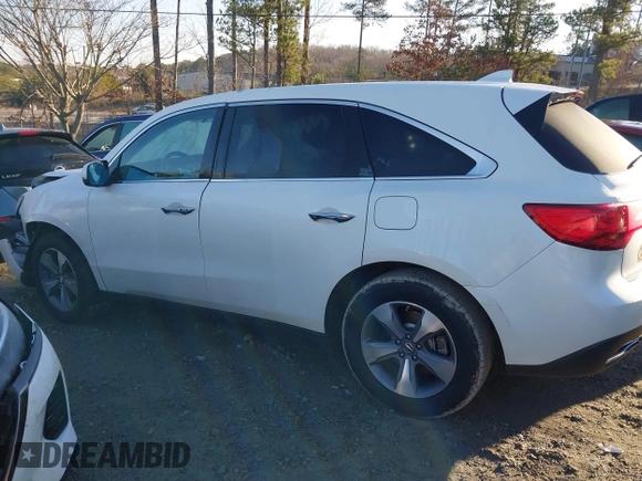 2016 Acura MDX with VIN 5FRYD3H23GB015536, listed as a IAAI auction lot 41424741 with 88,464 mi miles. Bid and sale history available at carsss.com. Image 14.