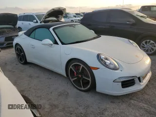 2015 Porsche 911 Carrera S with VIN WP0CB2A99FS154378, listed as a Copart auction lot 76295074 with 35,841 mi miles and Salvage Title. Bid and sale history available at carsss.com. Image 4.