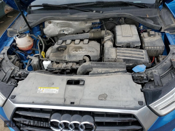2017 Audi Q3 Premium with VIN WA1ECCFS2HR007654, listed as a Copart auction lot 59002885 with 138,741 mi miles and Clean title. Bid and sale history available at DreamBid. Image 12.
