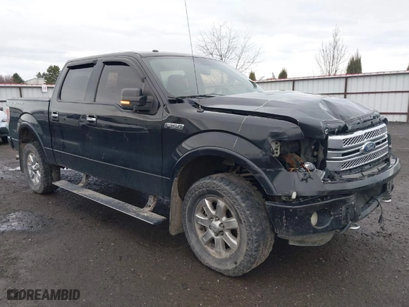 2013 Ford F-150 XL with VIN 1FTFW1ET0DFC37348, listed as a IAAI auction lot 41870603 with 178,323 mi miles. Bid and sale history available at carsss.com. Image 1.