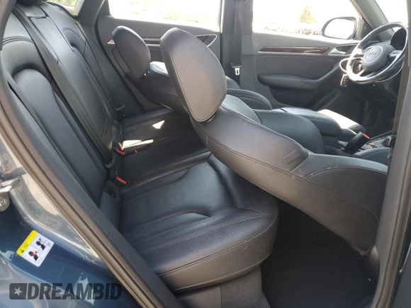 2018 Audi Q3 Premium Plus with VIN WA1JCCFS1JR011991, listed as a Copart auction lot 55063625 with 57,962 mi miles and Salvage title. Bid and sale history available at DreamBid. Image 11.