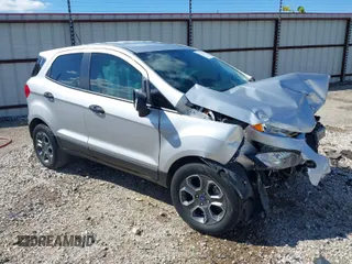 2021 Ford EcoSport S with VIN MAJ3S2FE6MC449330, listed as a IAAI auction lot 37742127 with 38,306 mi miles and . Bid and sale history available at DreamBid. Image 1.