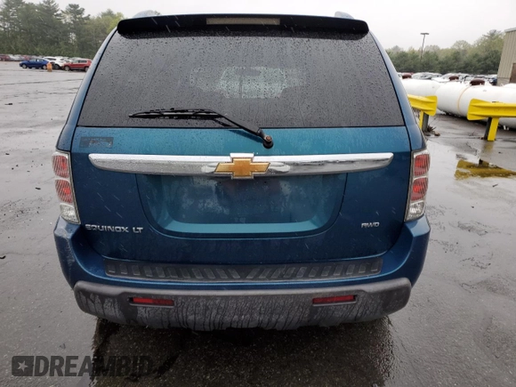 2006 Chevrolet Equinox LT z VIN 2CNDL73F766191932, wystawiony jako Copart lot #55646155 z przebiegiem 268 206 mil mil oraz Szkoda całkowita • Salvage title. Historia ofert i sprzedaży dostępna na DreamBid. Obrazek 6.