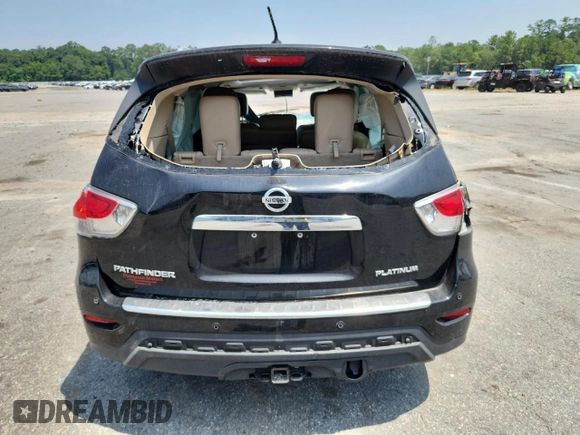 2014 Nissan Pathfinder Platinum with VIN 5N1AR2MN6EC626276, listed as a Copart auction lot 62007155 with Not provided miles and Salvage title. Bid and sale history available at DreamBid. Image 6.