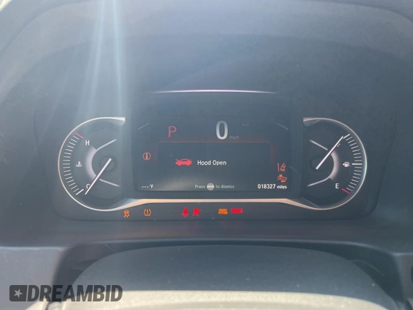 2023 Honda Passport EX-L with VIN 5FNYF8H55PB011474, listed as a Copart auction lot 62492595 with 18,327 mi miles and Salvage title. Bid and sale history available at DreamBid. Image 8.