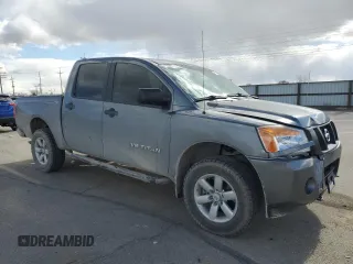 2015 Nissan Titan S with VIN 1N6AA0EJ3FN510726, listed as a Copart auction lot 49735805 with 111,032 mi miles and Salvage title. Bid and sale history available at DreamBid. Image 4.