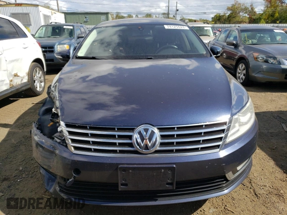 2013 Volkswagen CC Lux with VIN WVWRP7AN4DE533113, listed as a Copart auction lot 74125524 with 137,361 mi miles and Clean Title. Bid and sale history available at carsss.com. Image 5.