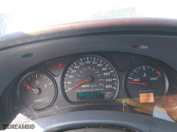 2002 Chevrolet Impala with VIN 2G1WF55E529280705, listed as a IAAI auction lot 41892864 with 72,815 mi miles. Bid and sale history available at carsss.com. Image 7.