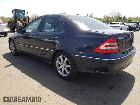 2007 Mercedes-Benz C 280 Luxury with VIN WDBRF92H67F928723, listed as a Copart auction lot 54741295 with 179,129 mi miles and Salvage title. Bid and sale history available at DreamBid. Image 2.