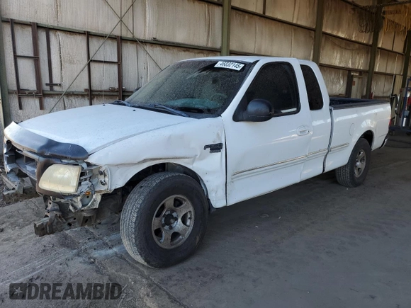 1998 Ford F-150 with VIN 1FTDX176XWNA06879, listed as a Copart auction lot 46032145 with 211,308 mi miles and Salvage title. Bid and sale history available at DreamBid. Image 1.