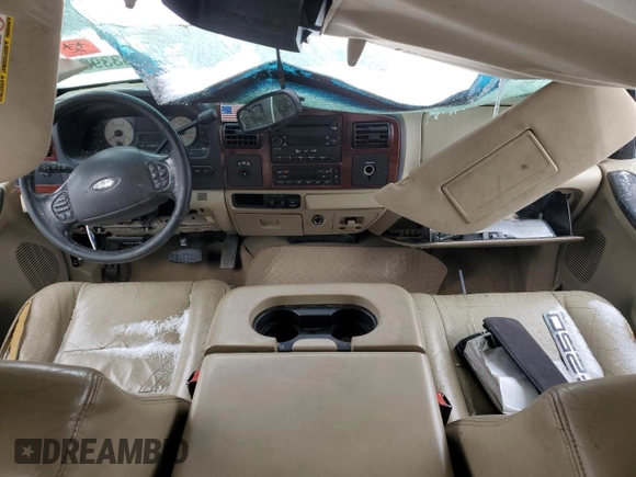 2005 Ford F-250 XL z VIN 1FTSW21P85EA55966, wystawiony jako Copart lot #53452015 z przebiegiem 314 650 mil mil oraz Nie do naprawy • Non repairable. Historia ofert i sprzedaży dostępna na DreamBid. Obrazek 8.