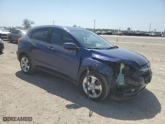 2016 Honda HR-V EX-L w/Navi with VIN 3CZRU5H74GM726813, listed as a Copart auction lot 50419475 with 184,940 mi miles and Salvage Title. Bid and sale history available at carsss.com. Image 4.