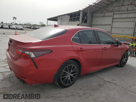 2023 Toyota Camry SE with VIN 4T1G11AK7PU174082, listed as a Copart auction lot 48969525 with 41,081 mi miles and Salvage Title. Bid and sale history available at DreamBid. Image 3.