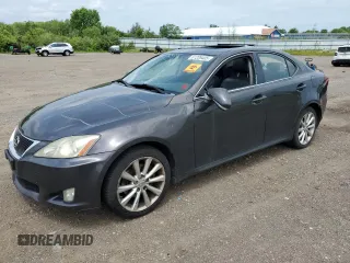 2009 Lexus IS 250 with VIN JTHCK262492028637, listed as a Copart auction lot 61206405 with 200,304 mi miles and Salvage title. Bid and sale history available at DreamBid. Image 1.