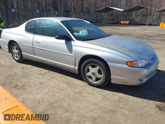 2004 Chevrolet Monte Carlo LS z VIN 2G1WW12E249243885, wystawiony jako IAAI lot #41835405 z przebiegiem 153 895 mil mil oraz . Historia ofert i sprzedaży dostępna na DreamBid. Obrazek 1.