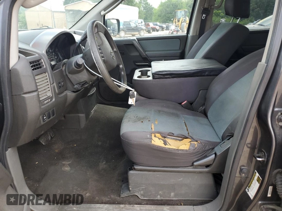 2007 Nissan Titan XE with VIN 1N6AA07AX7N205612, listed as a Copart auction lot 62633655 with 201,431 mi miles and Salvage title. Bid and sale history available at DreamBid. Image 7.