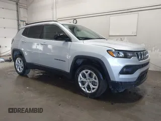 2024 Jeep Compass Latitude with VIN 3C4NJDBN5RT116961, listed as a IAAI auction lot 42661118 with 24,175 mi miles and . Bid and sale history available at DreamBid. Image 1.