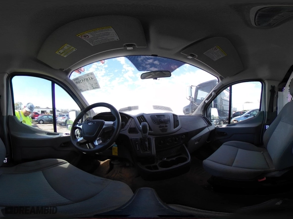 2015 Ford Transit Cargo Van with VIN 1FTNR1ZM6FKA46453, listed as a IAAI auction lot 41835269 with 128,426 mi miles. Bid and sale history available at carsss.com. Image 19.